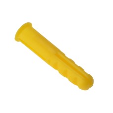 Yellow Plastic Plug - 25mm - 50 PCS